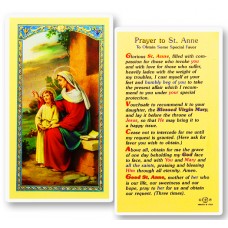 St. Anne Holy Card